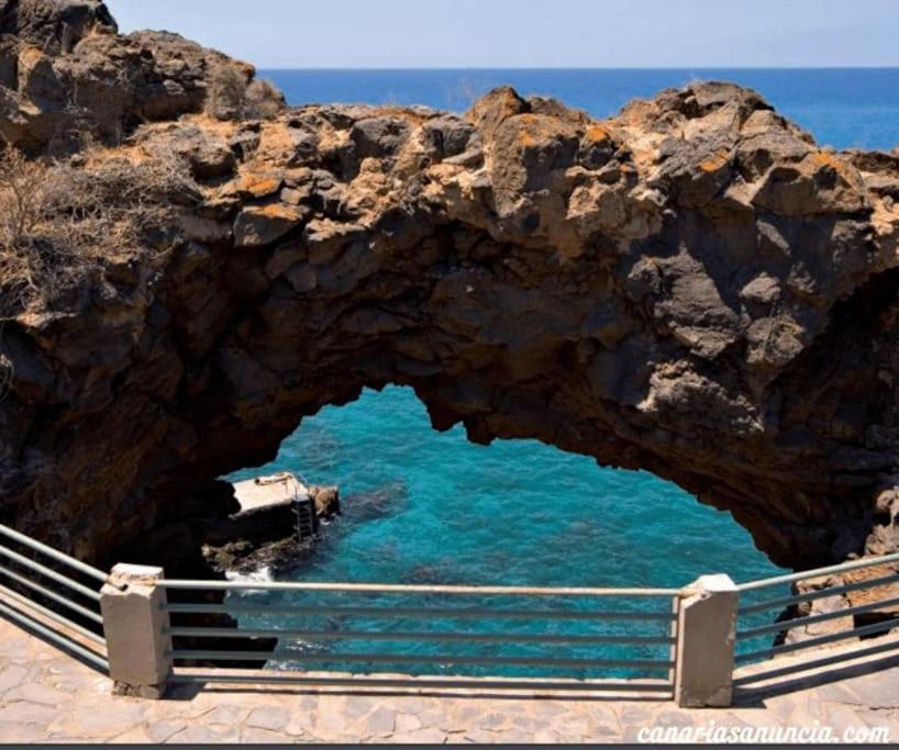 Amazing Seaview Balcon Del Mar Glass Veranda Costa Del Silencio Luaran gambar