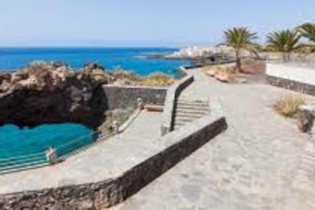 Amazing Seaview Balcon Del Mar Glass Veranda Costa Del Silencio Luaran gambar